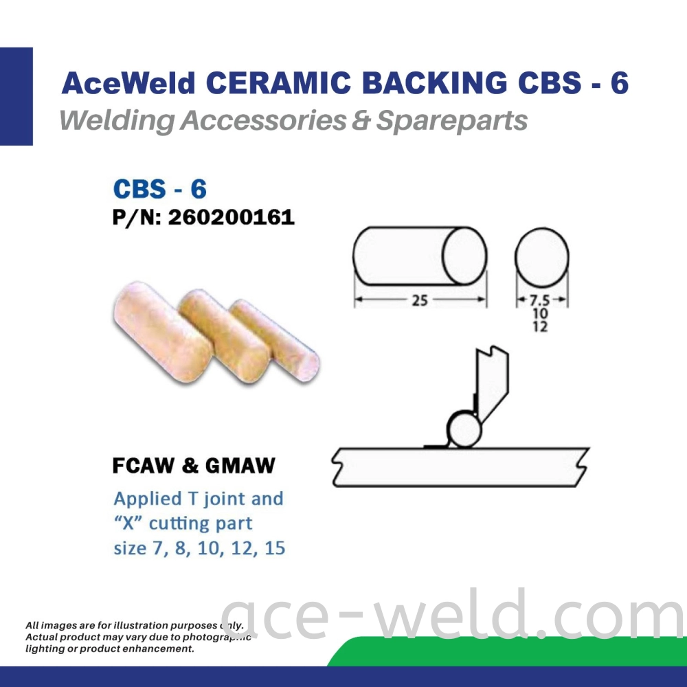 ACEWELD CERAMIC BAKING CBS - 6