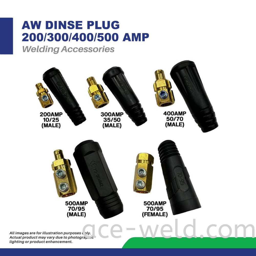 AW DINSE PLUG 200/300/400/500 AMP
