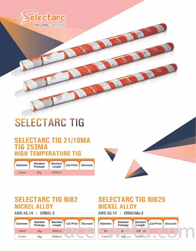 Selectarc Welding TIG ROD