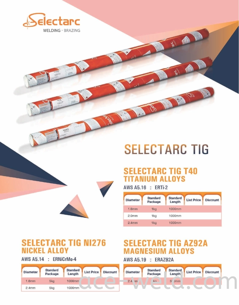 Selectarc Welding TIG ROD