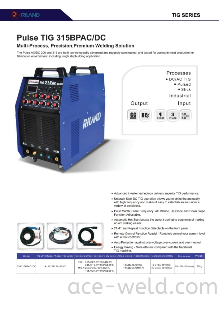 RILAND PULSE 315BPAC/DC