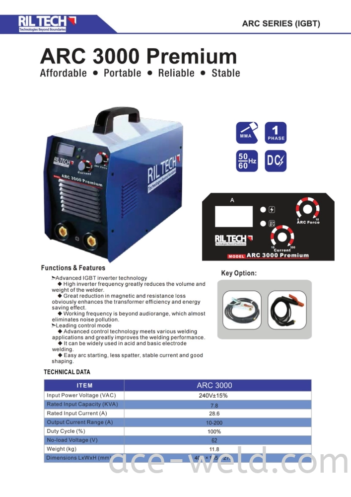 RIL TECH ARC 3000 PREMIUM