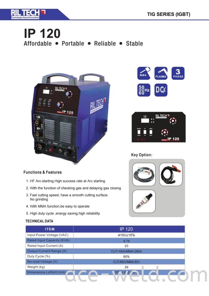 RIL TECH IP 120