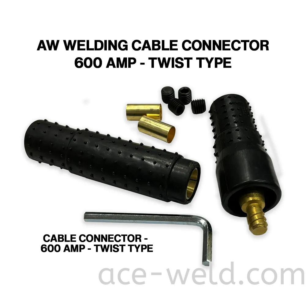 AW  (TWIST TYPE) WELDING  CABLE CONNECTOR 600 AMP