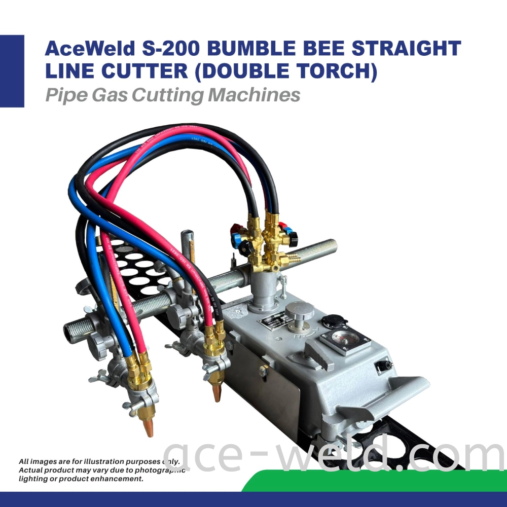 ACEWELD S-200 BUMBLE BEE STRAIGHT LINE CUTTER (DOUBLE)
