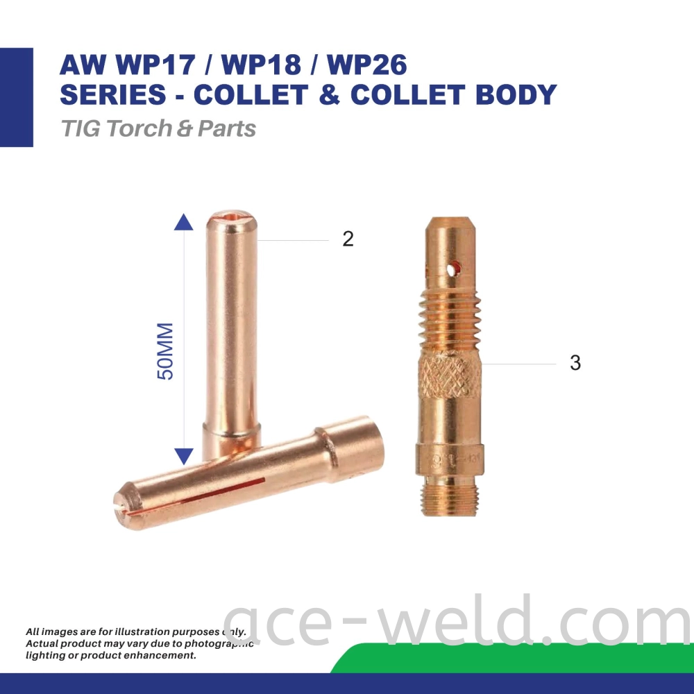 AW WP17/WP18/WP26  SERIES - COLLET & COLLET BODY