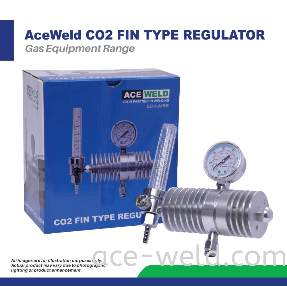 ACEWELD CO2 FIN TYPE REGULATOR