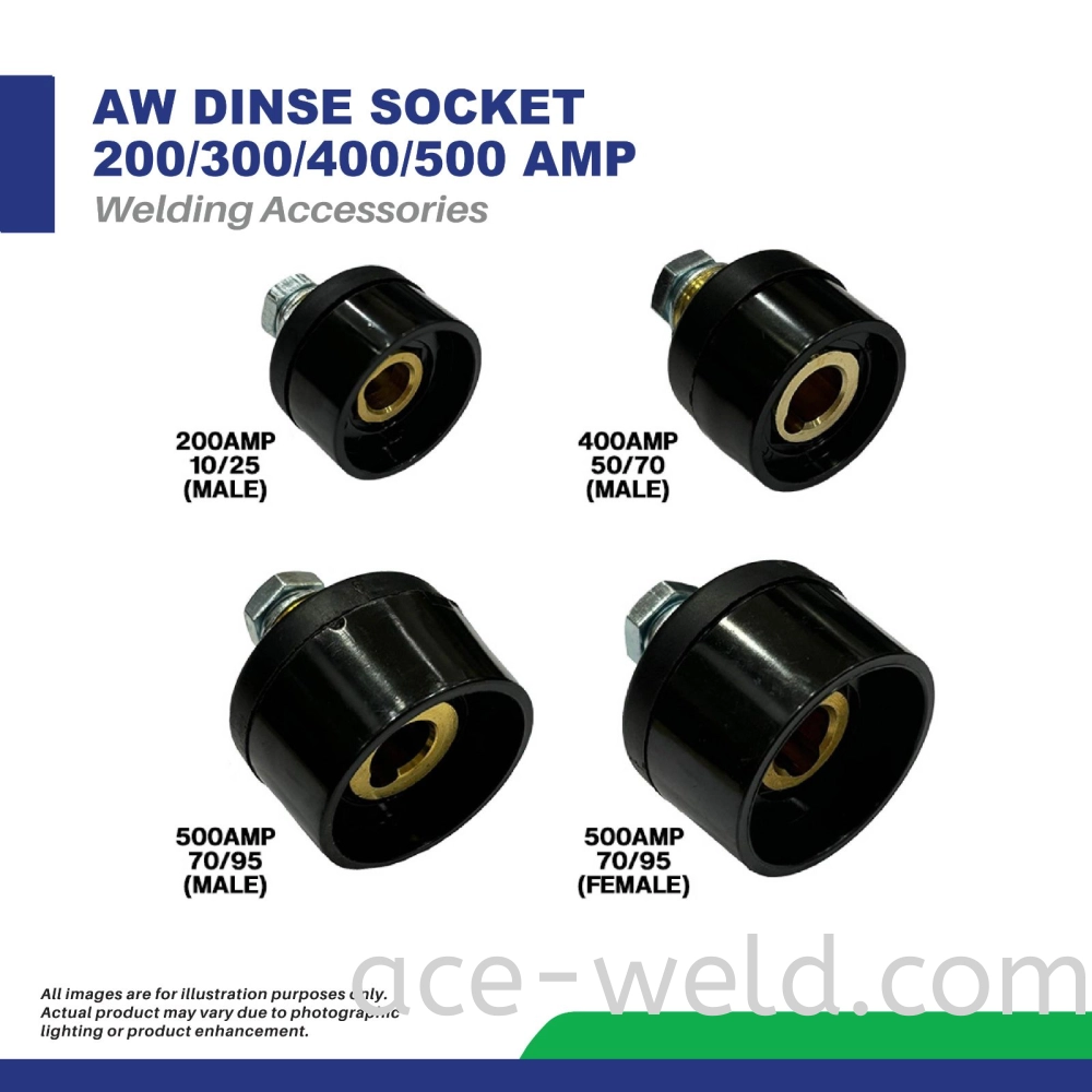 AW DINSE SOCKET 200/300/400/500 AMP
