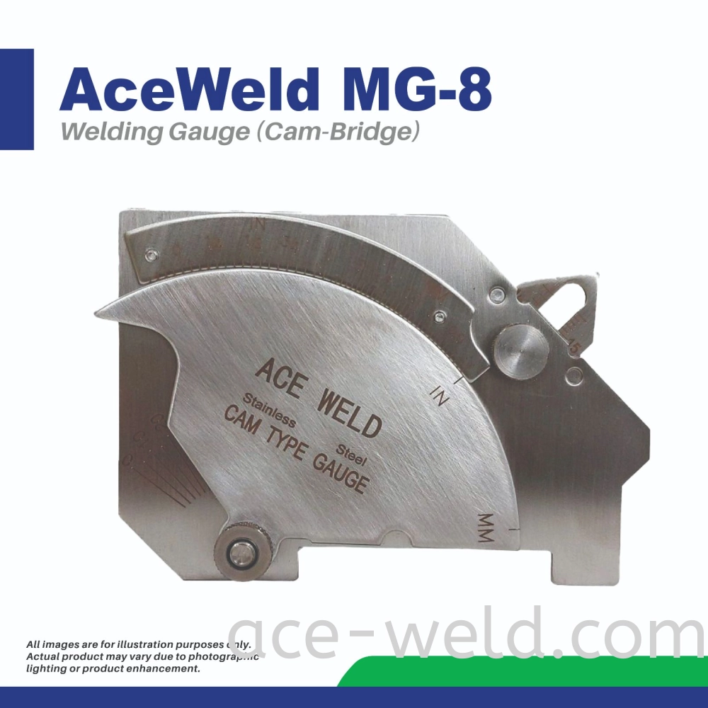 ACEWELD WELDING GAUGE MG-8 (Cam-Bridge)