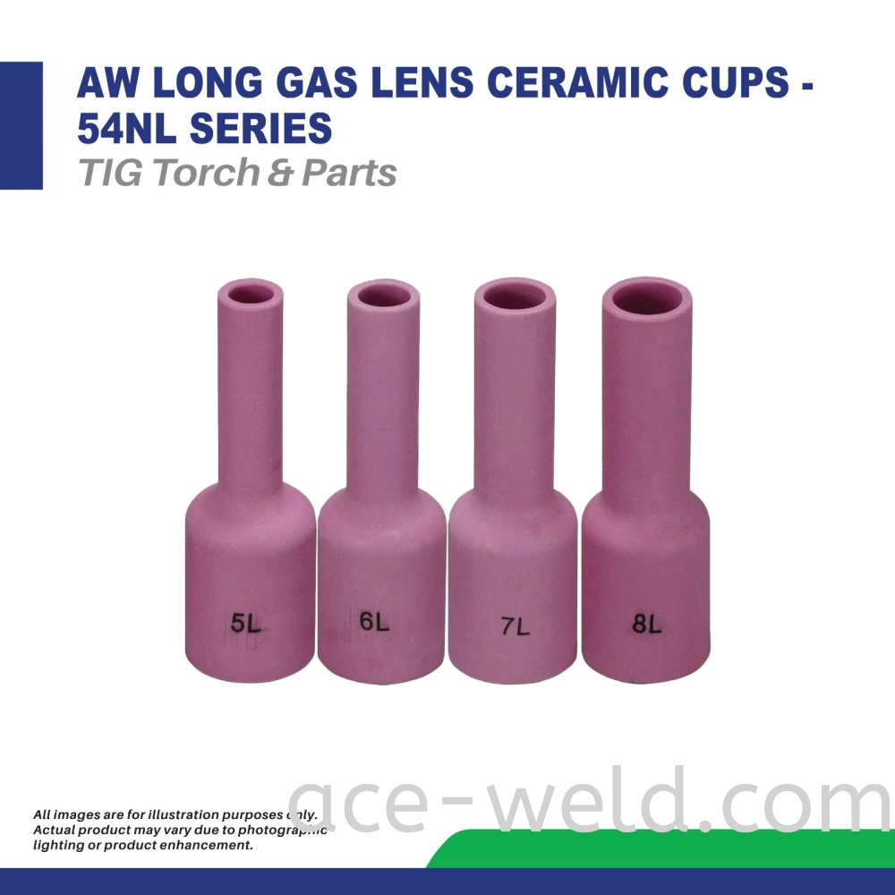 AW LONG GAS LENS CERAMIC CUP - 54NL SERIES