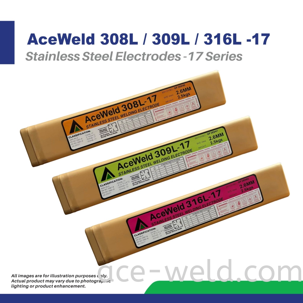 ACEWELD (STAINLESS STEEL ELECTRODE) -17 SERIES