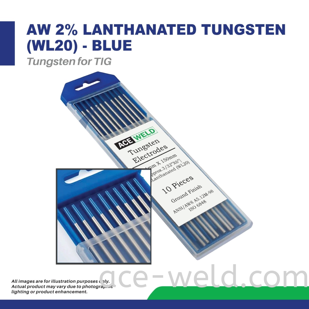 AW 2% LANTHANATED TUNGSTEN (WL20) - BLUE