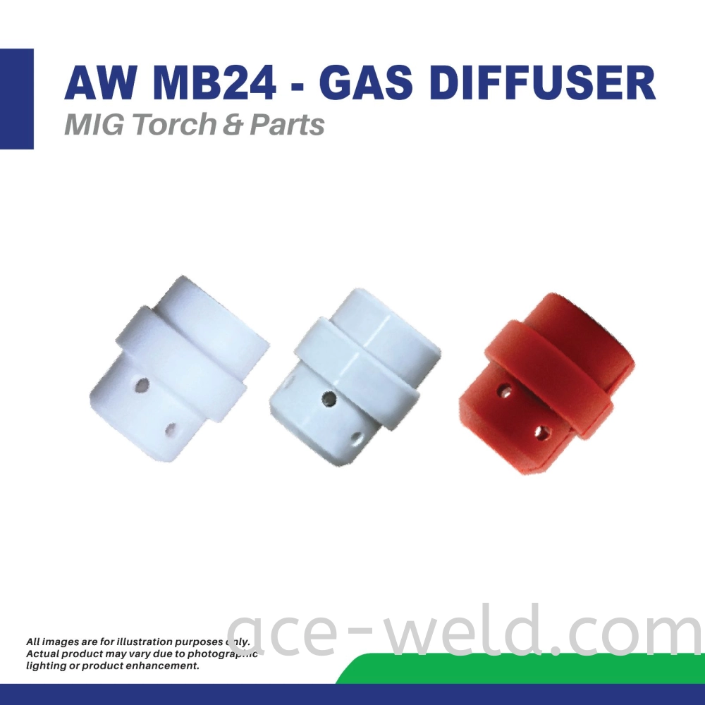 AW MB24 - GAS DIFFUSER CERAMIC / DMC / SILICON RUBBER (MB24KD)