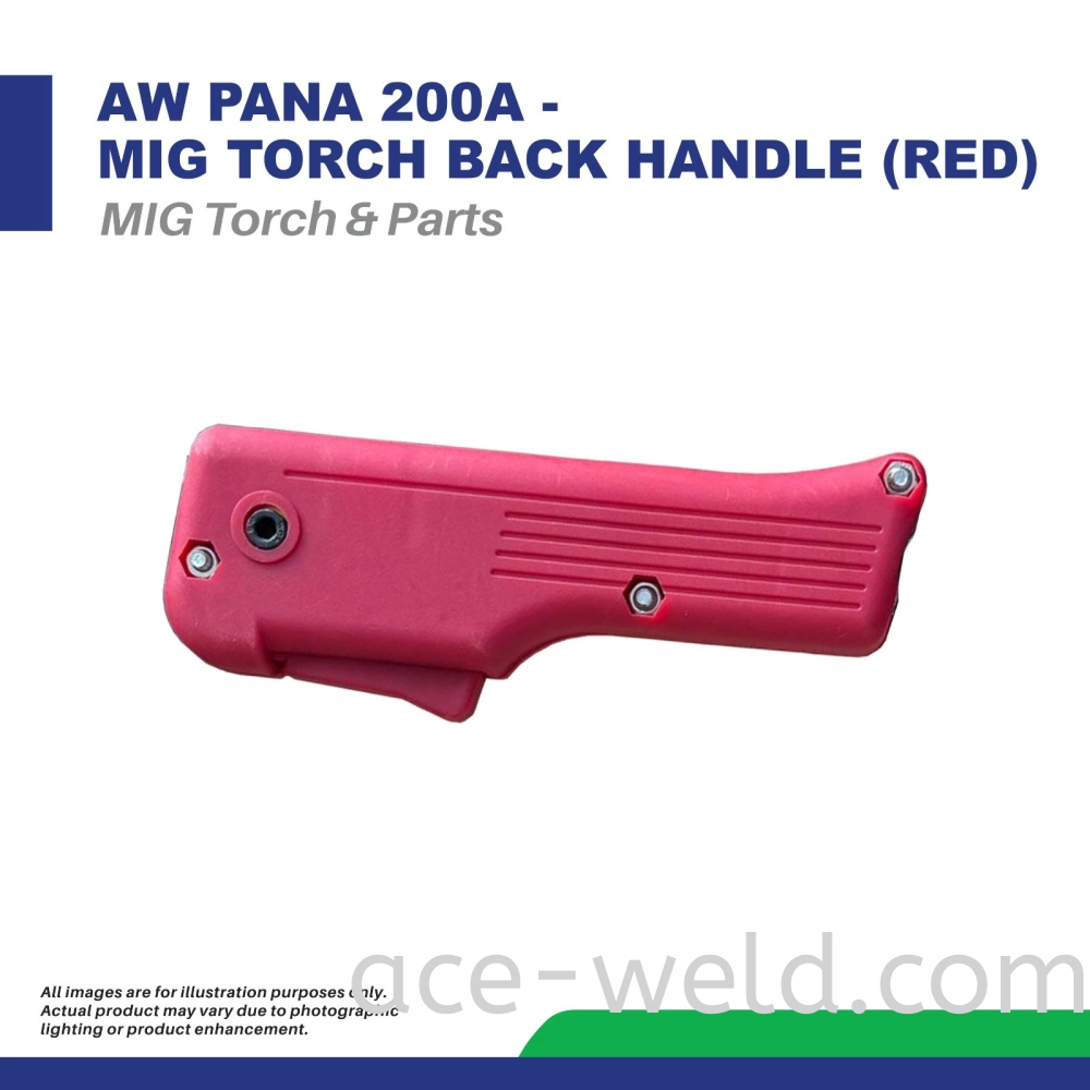 AW PANA 200A - MIG TORCH BACK HANDLE (RED)