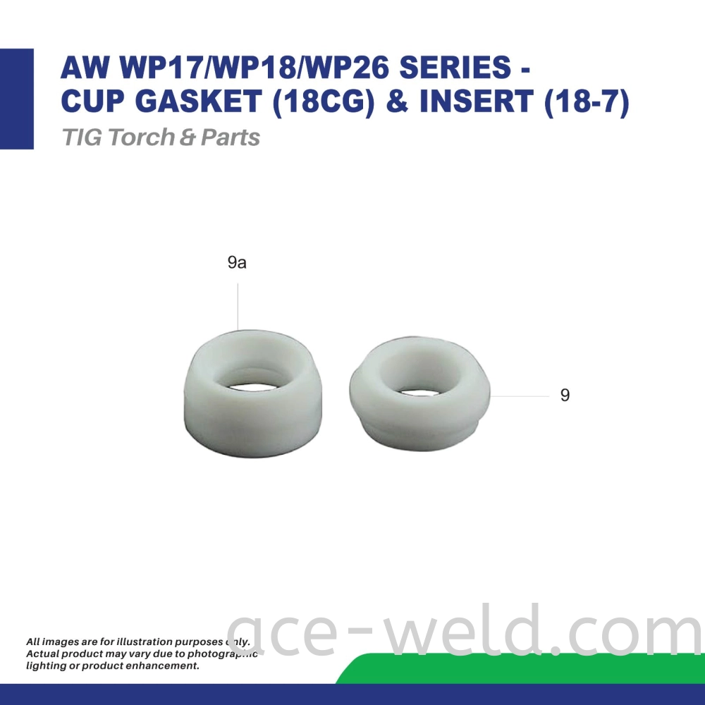 AW WP17/WP18/WP26 SERIES -  CUP GASKET (18CG) & INSERT (18-7)