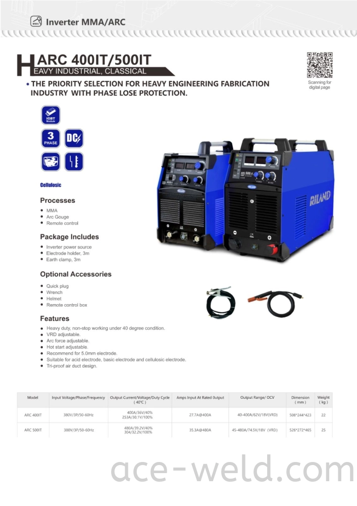 RILAND ARC400IT/500IT